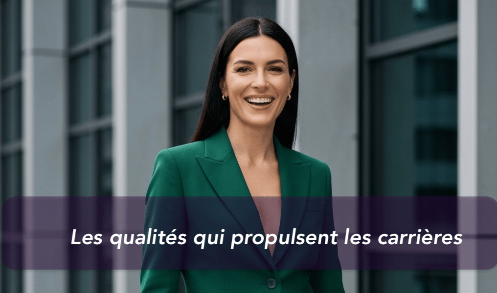 Femme épanouie. Les qualités qui propulsent la carrière.